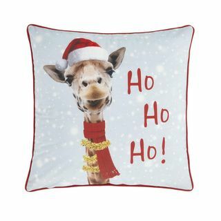 Кетрин Ленсфилд Божићни јастук испуњен жирафом