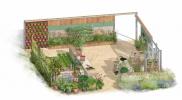 Сајам цвећа у Хамптон Корту 2023: Марк Лејн дизајнира буџетску башту