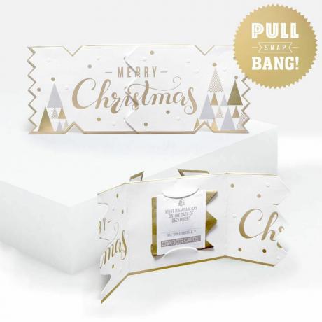 Пакет од шест луксузних божићних честитки за крекере од фолије