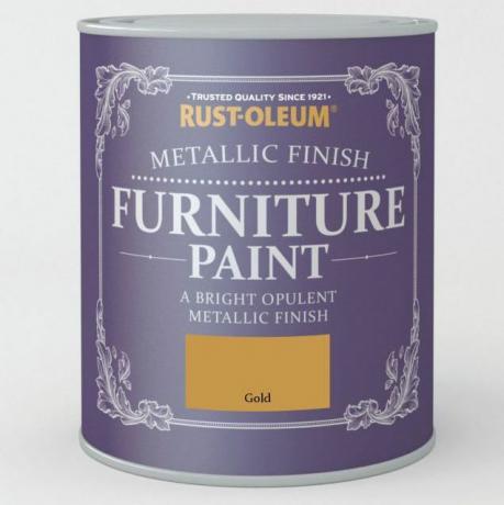 Руст-Олеум златна металик боја за намештај