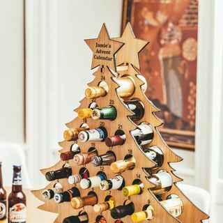 Персонализовани адвентски календар за храстове пиће за божићно дрвце 