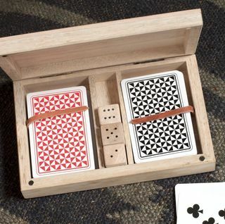 Манго дрвена карта и коцкице