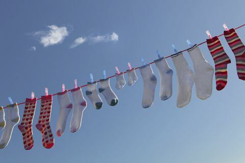 Парови сушења чарапа на линији за прање
