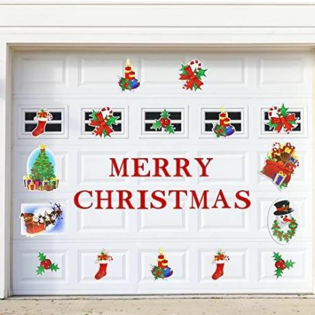 Срећан Божић Магнети за гаражна врата
